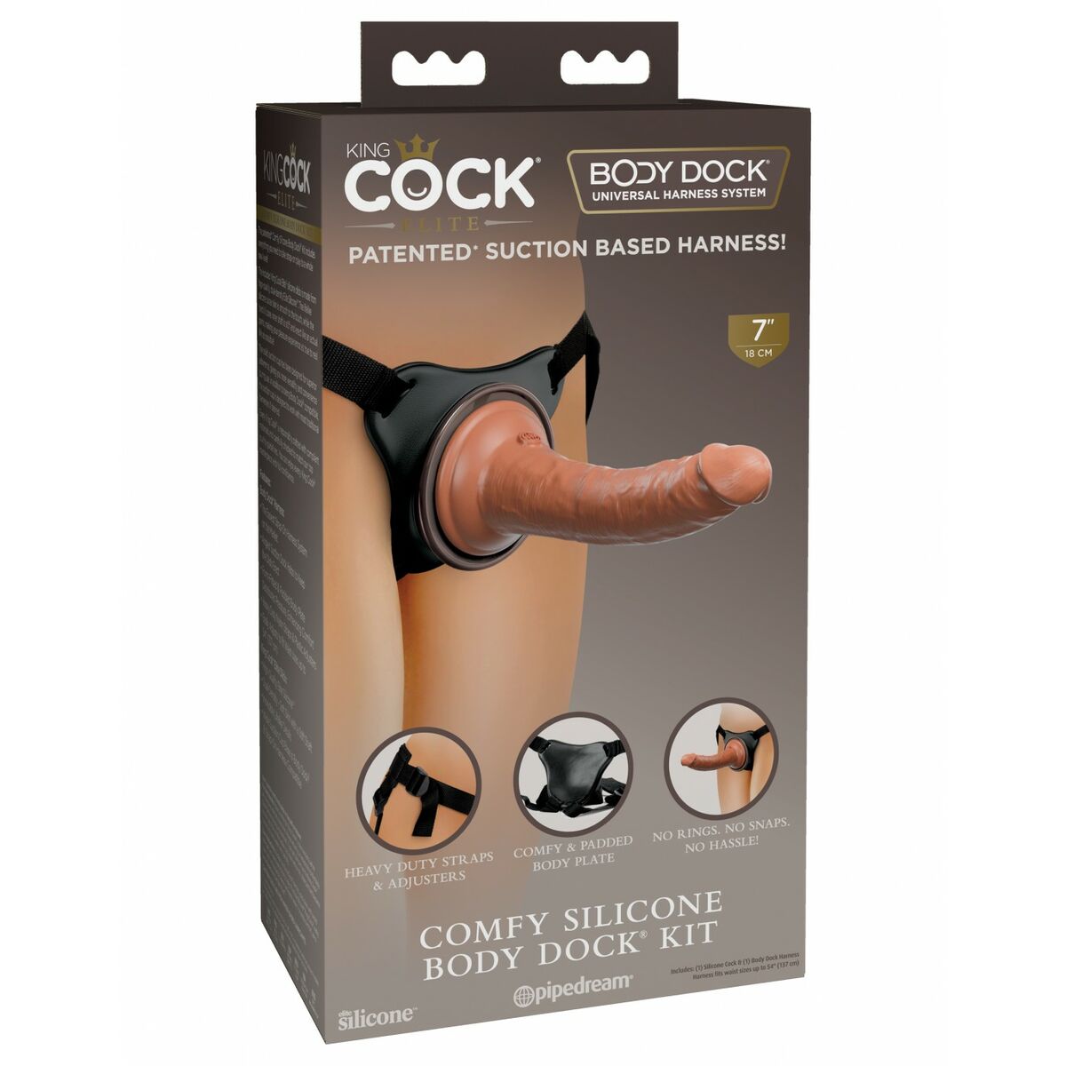 Dildo za Okoli Pasu Pipedream King Cock Elite